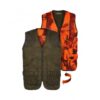 Percussion 1269 Reversible Savane Ghost Camo Blaze & Black Hunting Vest Γιλέκο Κυνηγιού Πορτοκαλί-Παραλλαγή Χακί - 732