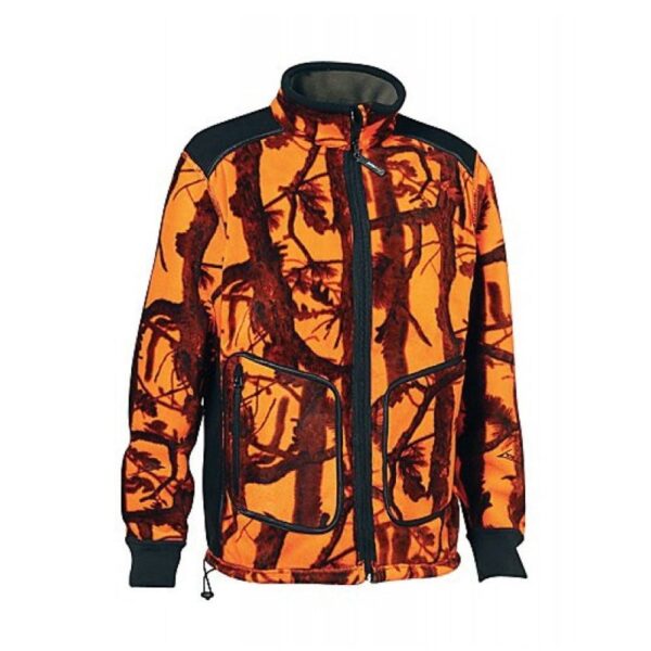 Percussion REVERSIBLE FLEECE JACKET PHP0002 Κυνηγετικό Fleece Μπουφάν Χακί - Παραλλαγή - 703